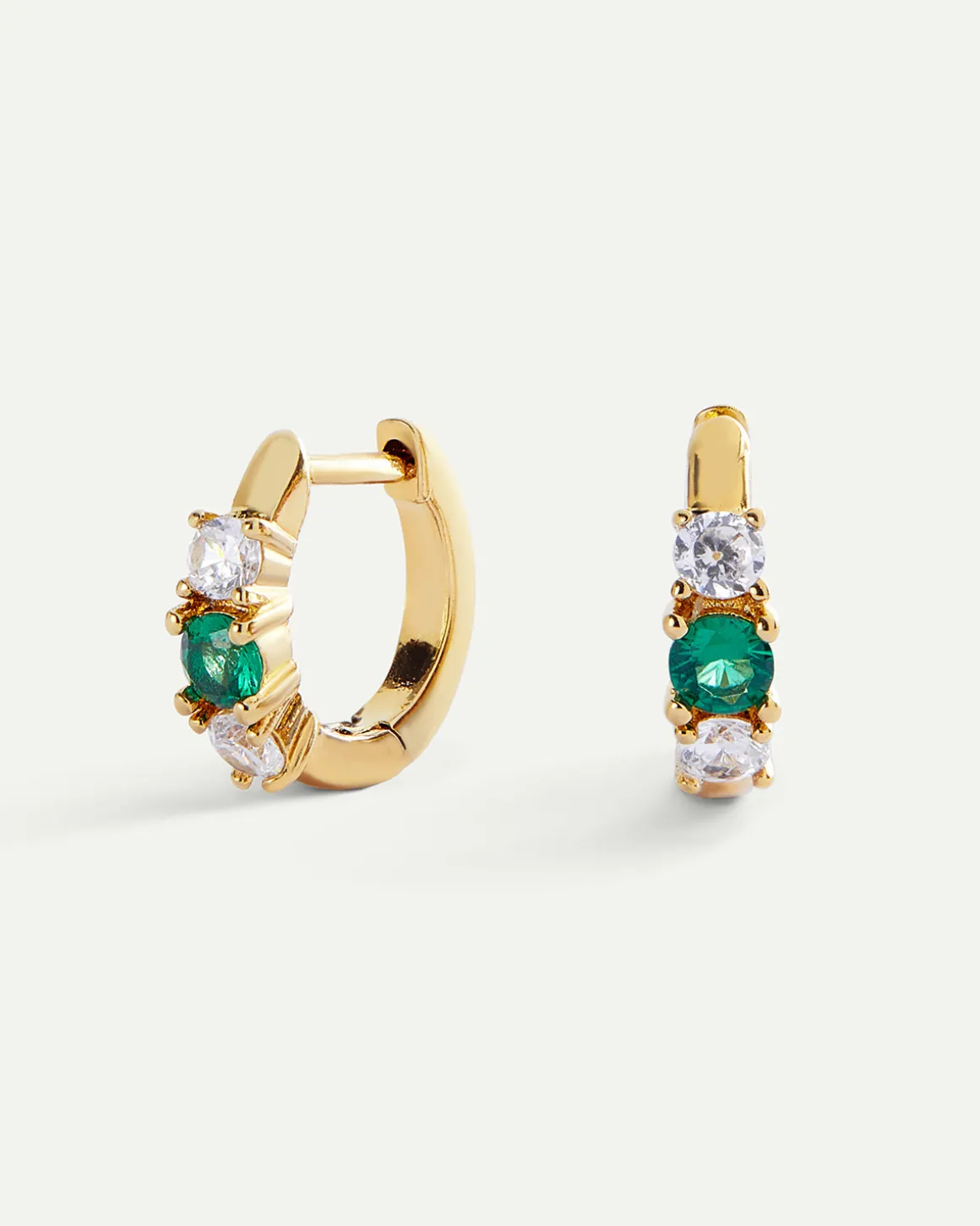 PENDIENTES DANA GREEN GOLD