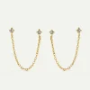 PENDIENTES DIMMER CHAIN GOLD