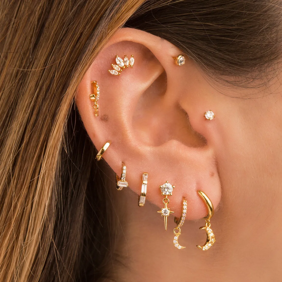 PENDIENTES EFY GOLD