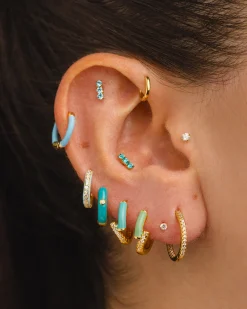 PENDIENTES ELDA GREEN GOLD