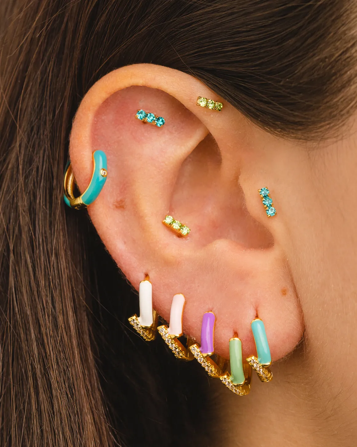 PENDIENTES ELDA WHITE GOLD