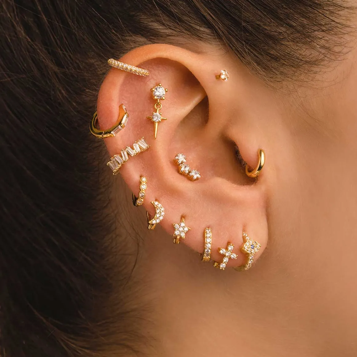 PENDIENTES ELI MINI SILVER