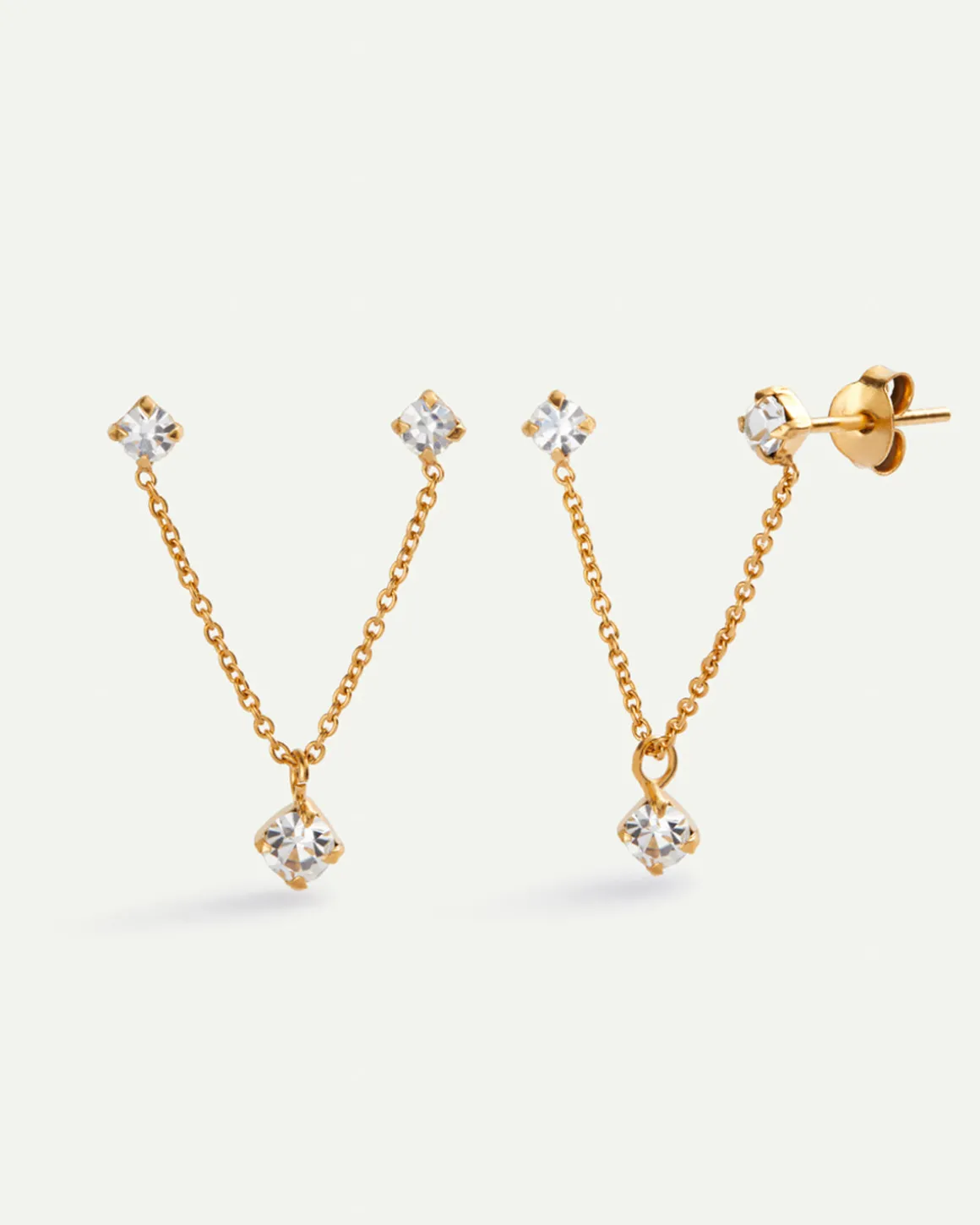PENDIENTES GUINDA GOLD