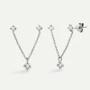 PENDIENTES GUINDA SILVER