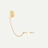 PENDIENTES HARI CHAIN BALL DUO GOLD