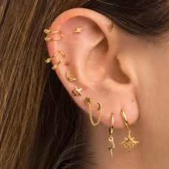 PENDIENTES HARI TWIST GOLD