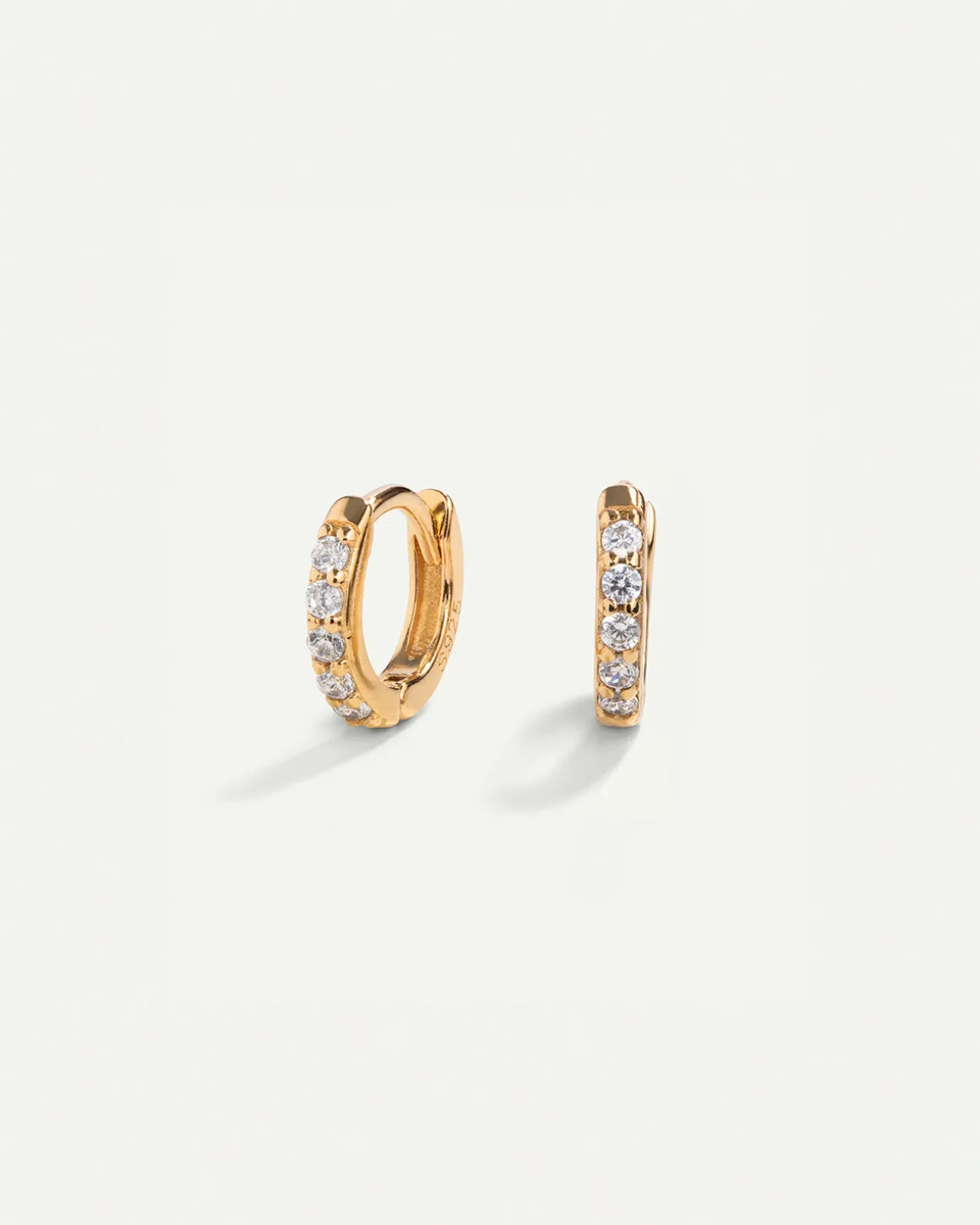 PENDIENTES HOOPS MINI BRIGHT GOLD