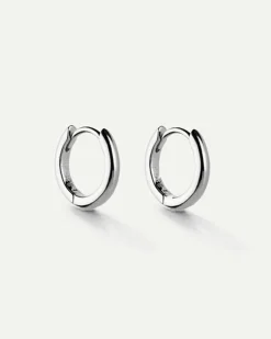 PENDIENTES HOOPS SILVER