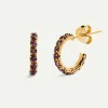 PENDIENTES ICE PURPLE GOLD