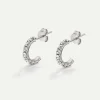 PENDIENTES ICE SILVER