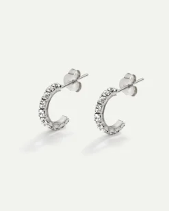 PENDIENTES ICE SILVER