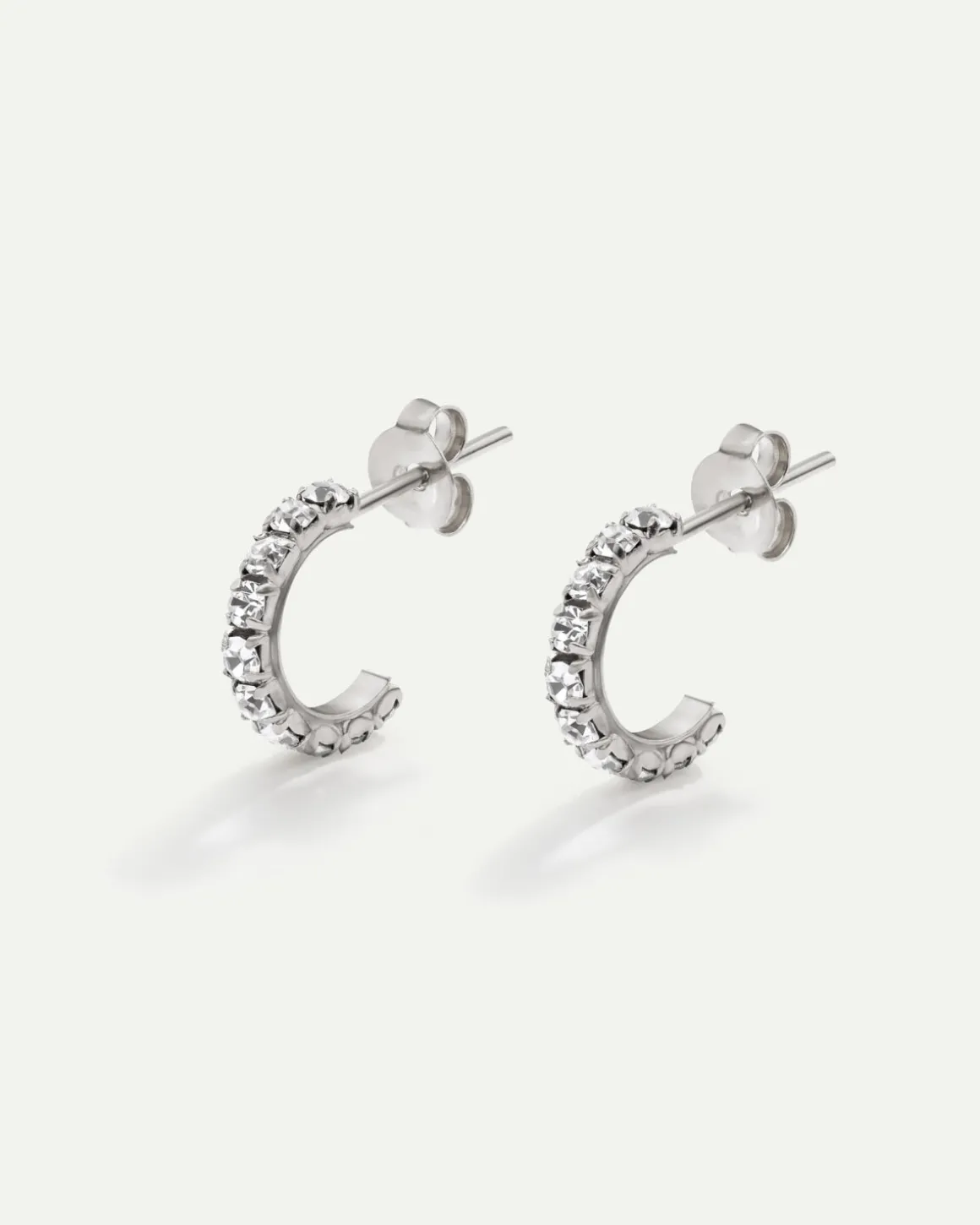 PENDIENTES ICE SILVER