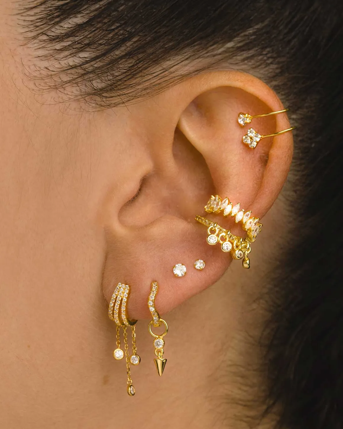 PENDIENTES IDA L SILVER