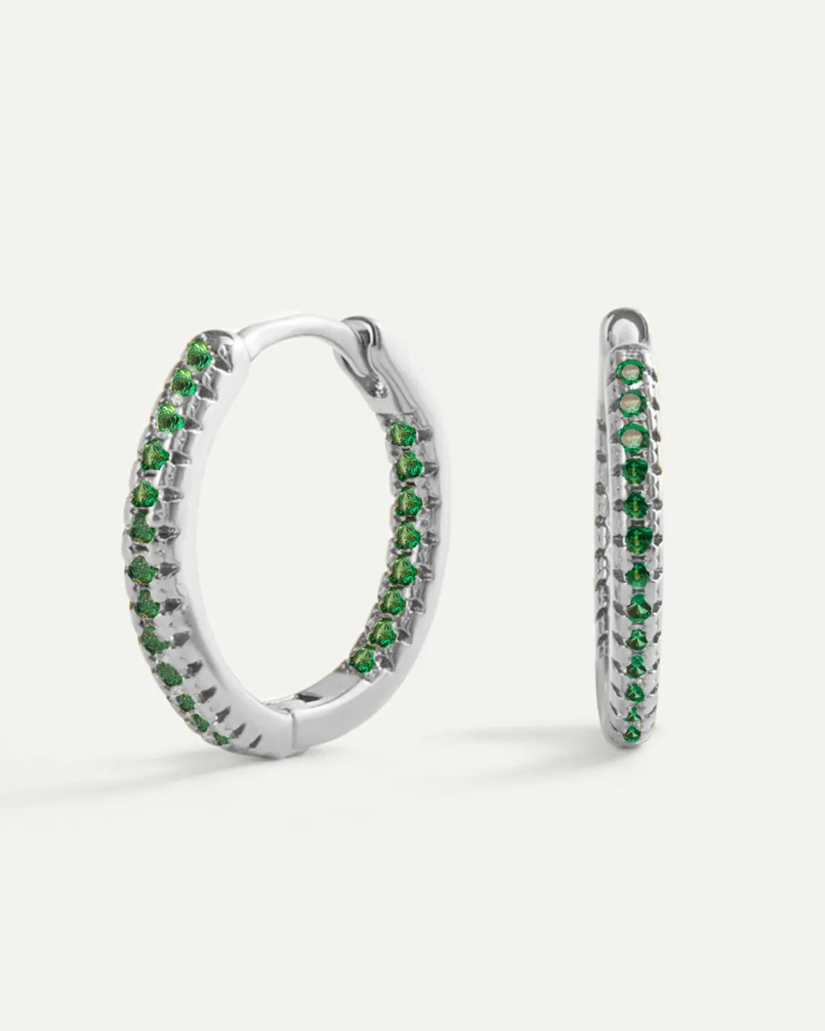 PENDIENTES IRINA GREEN SILVER
