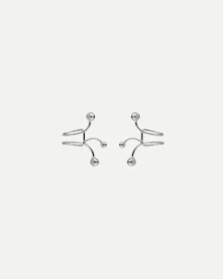 PENDIENTES IVY BALLS SILVER
