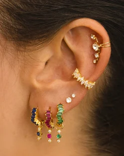 PENDIENTES LAIS BLUE GOLD