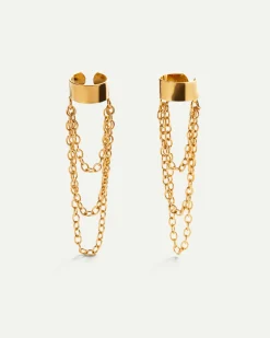 PENDIENTES LIBIA GOLD