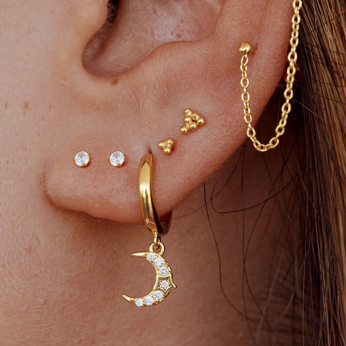 PENDIENTES LIBRA MINI SILVER