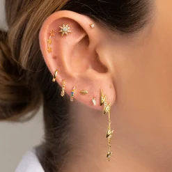PENDIENTES LIST GOLD