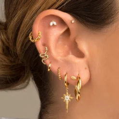 PENDIENTES LIST SILVER