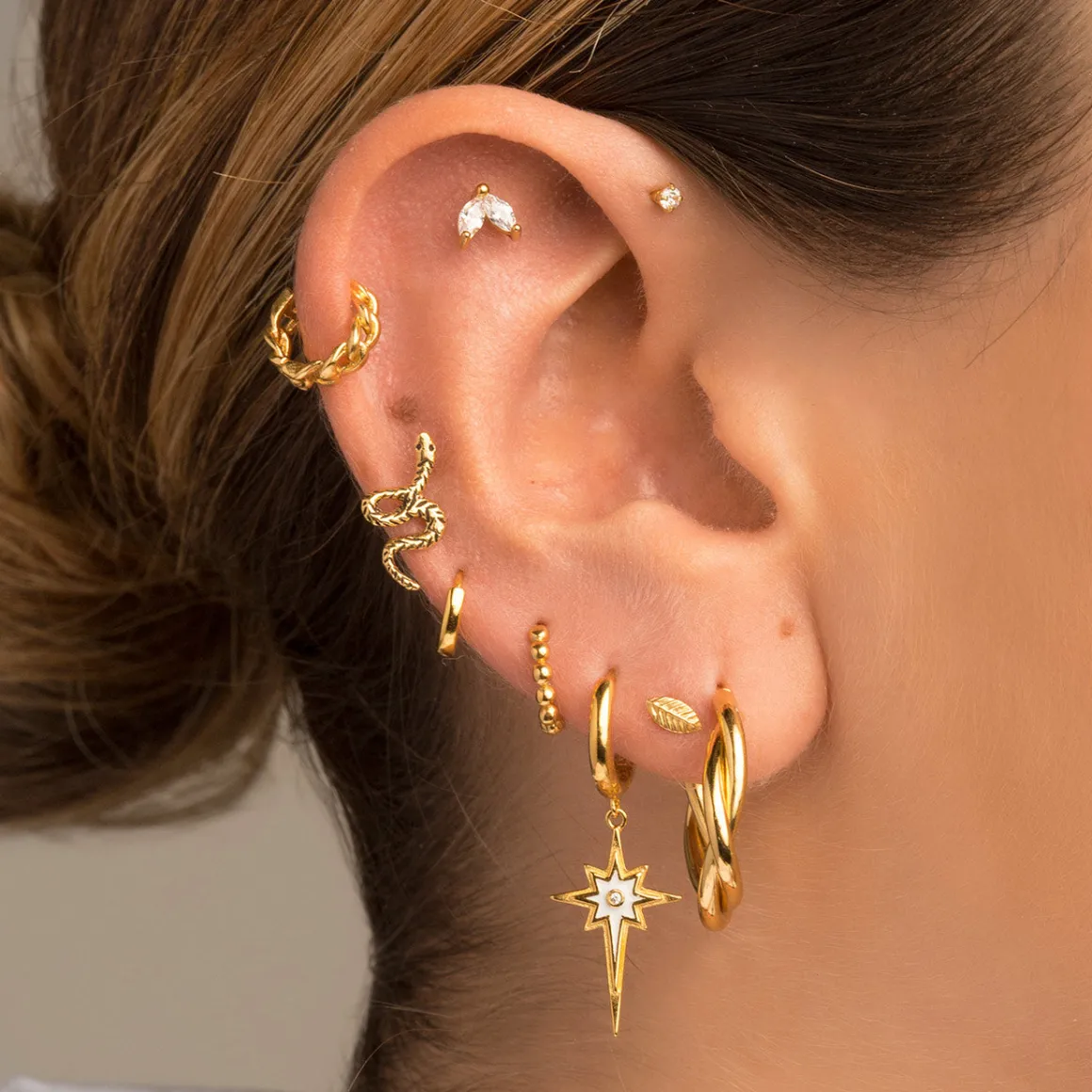 PENDIENTES LIST SILVER