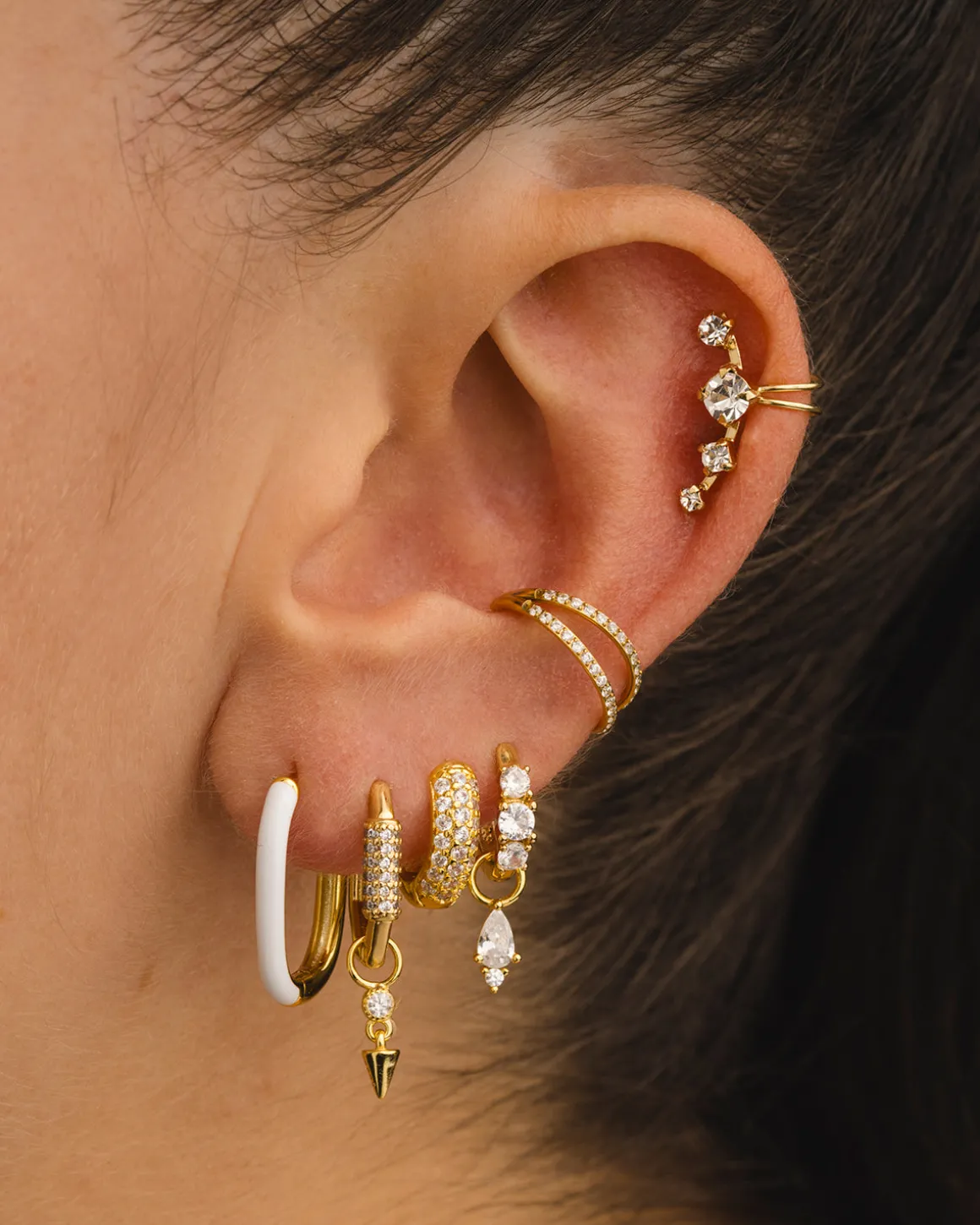 PENDIENTES LUMIERE GOLD