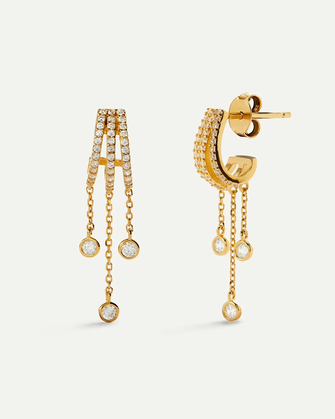PENDIENTES LUZ GOLD