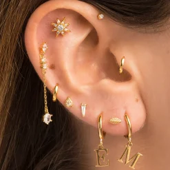 PENDIENTES NAME GOLD