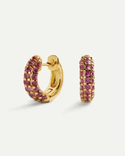 PENDIENTES NOVA PINK GOLD