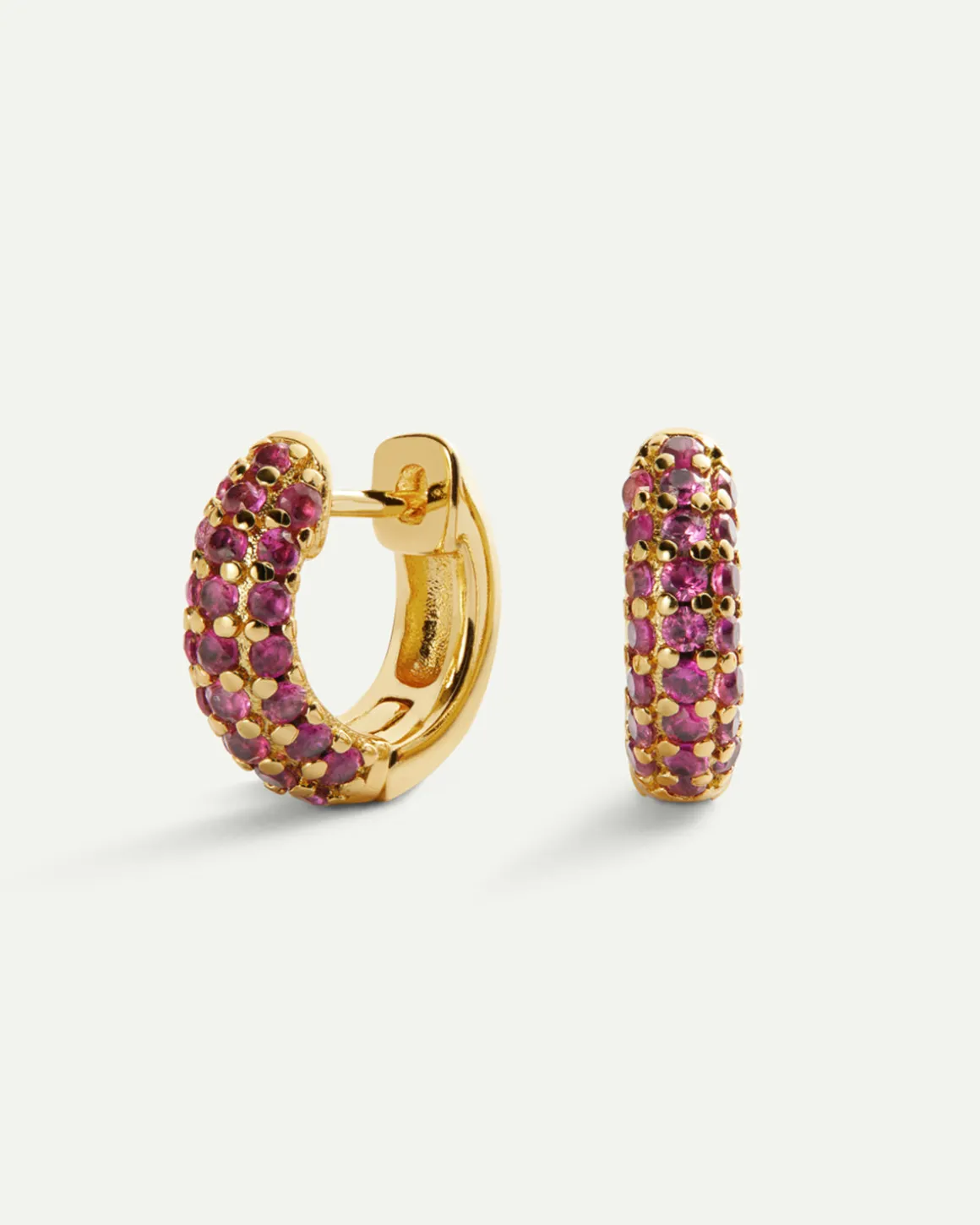 PENDIENTES NOVA PINK GOLD