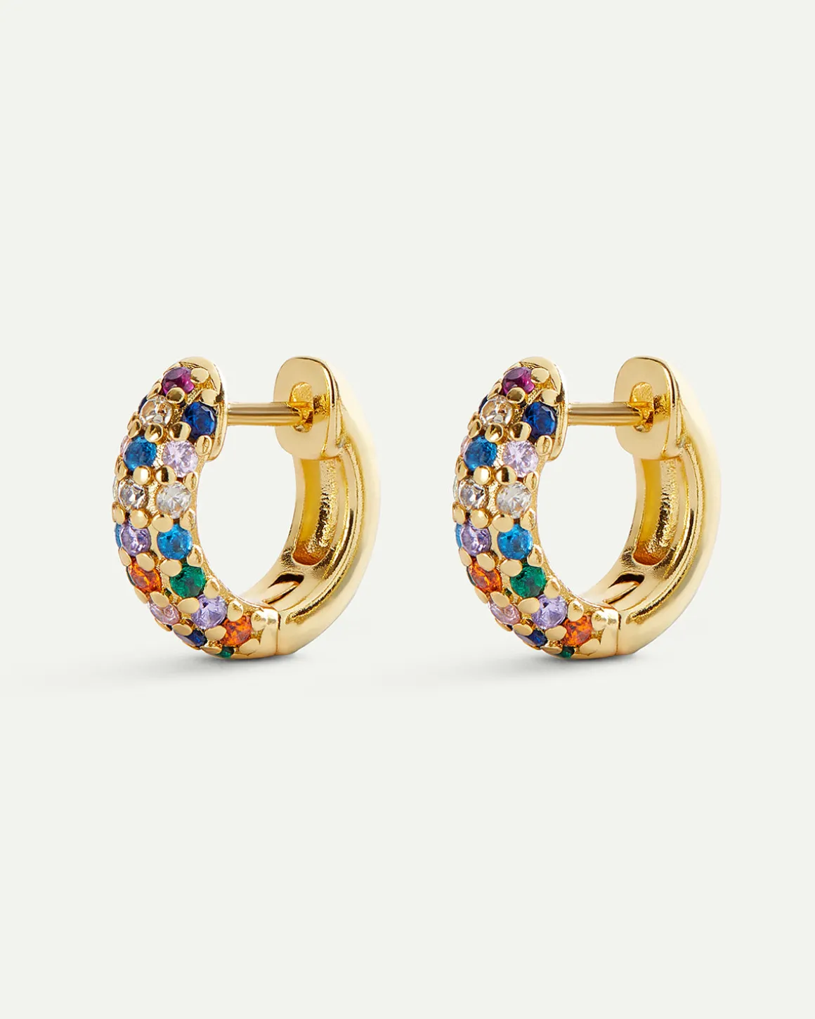 PENDIENTES NOVA RAINBOW GOLD