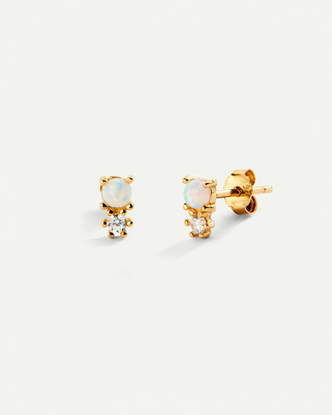 PENDIENTES OPAL MINI GOLD