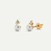 PENDIENTES PEARL MINI BRIGHT GOLD