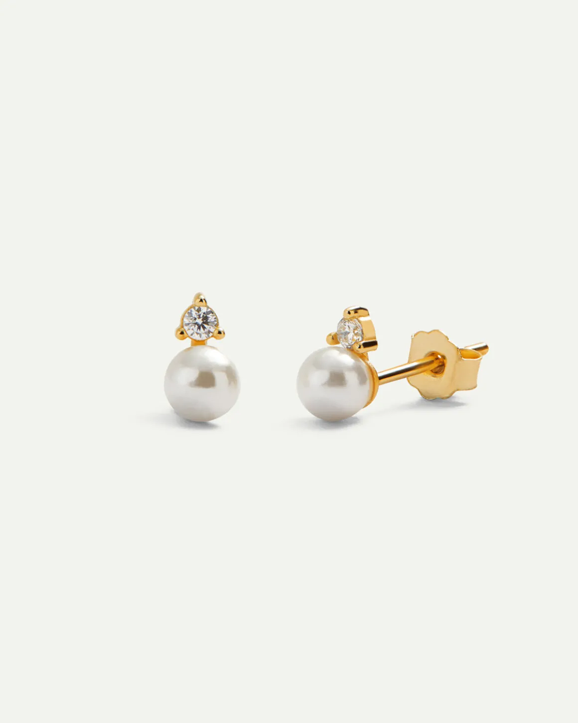 PENDIENTES PEARL MINI BRIGHT GOLD