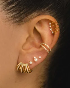PENDIENTES PEARL MINI BRIGHT GOLD
