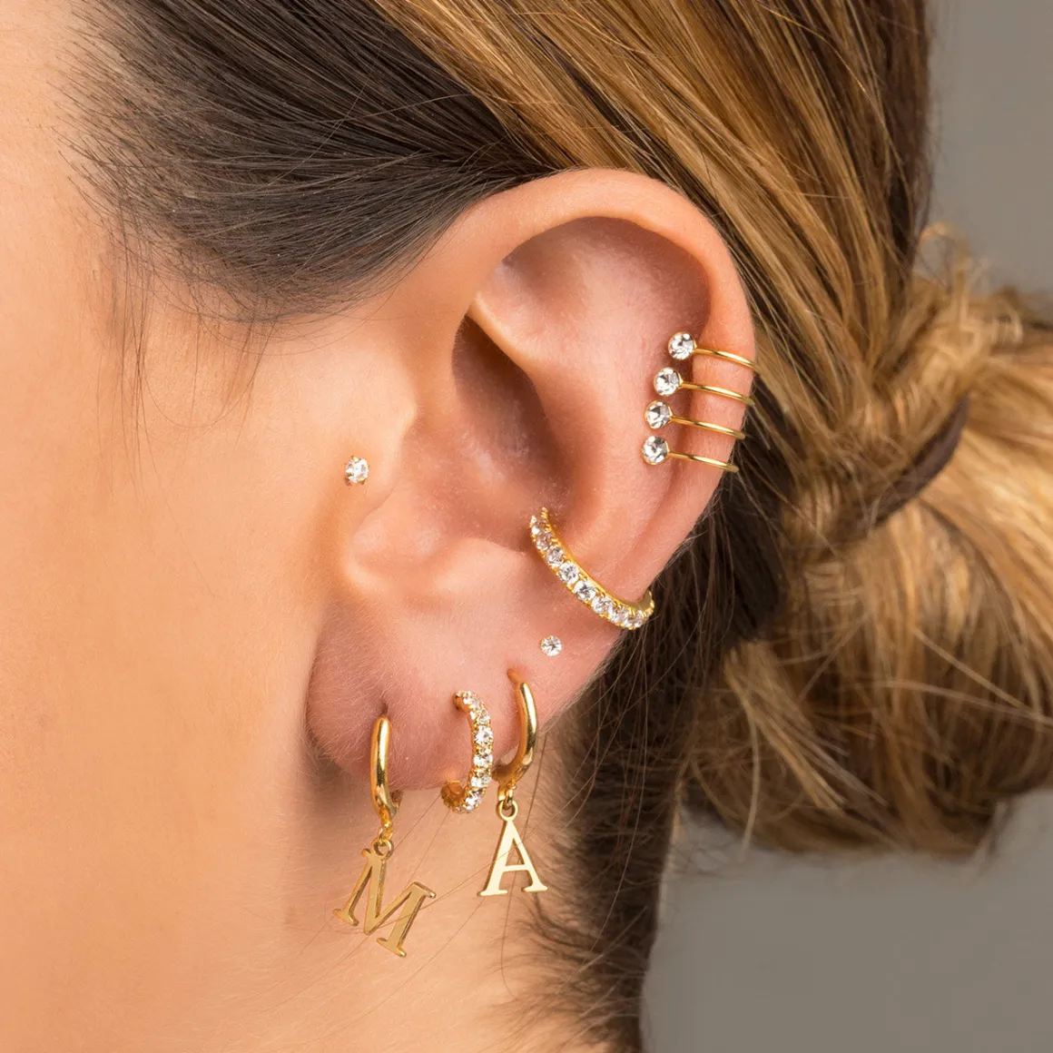 PENDIENTES PRINCESS MINI GOLD