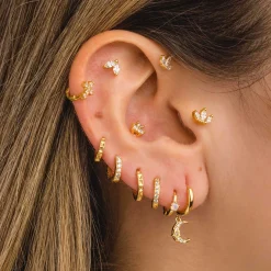 PENDIENTES ROCK SILVER