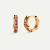 PENDIENTES SARIN PINK GOLD