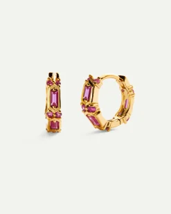 PENDIENTES SARIN PINK GOLD