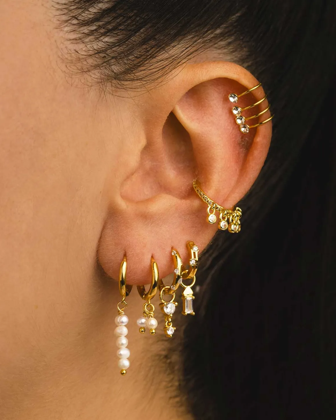 PENDIENTES SIENNA GOLD
