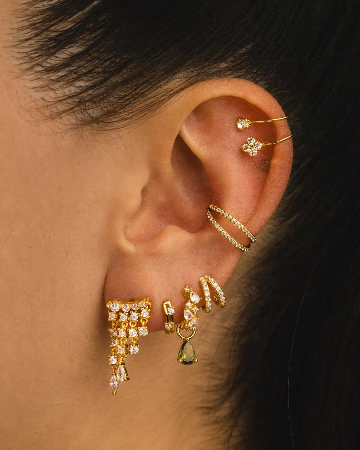 PENDIENTES SIENNA GOLD