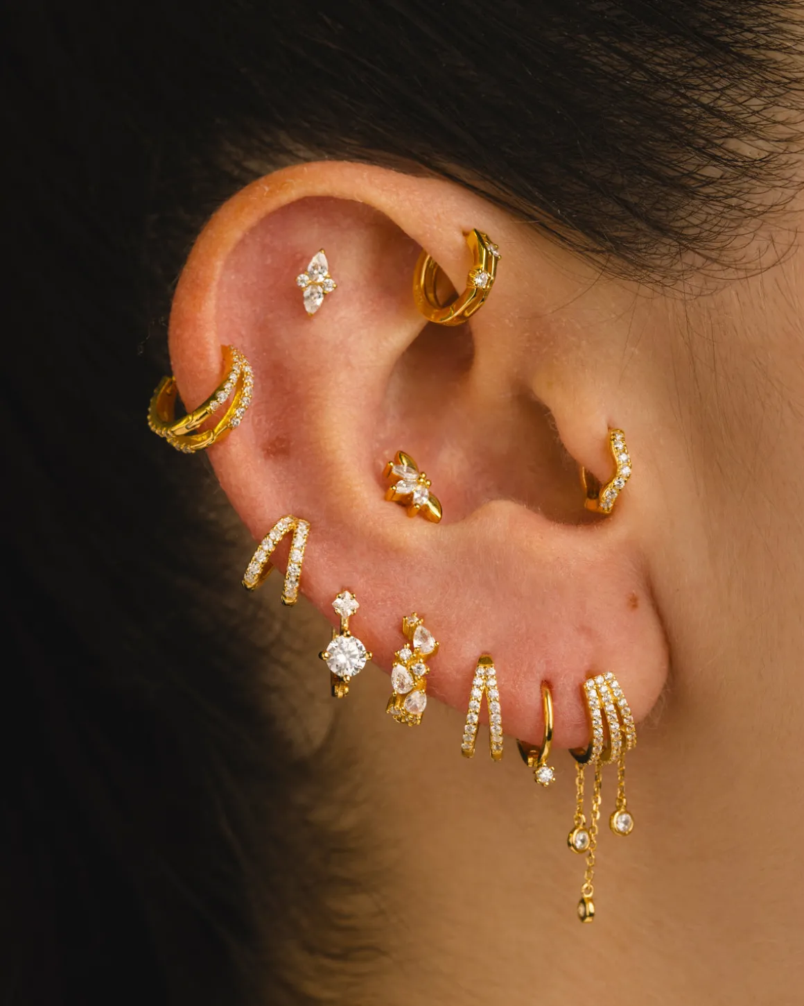 PENDIENTES SIENNA GOLD