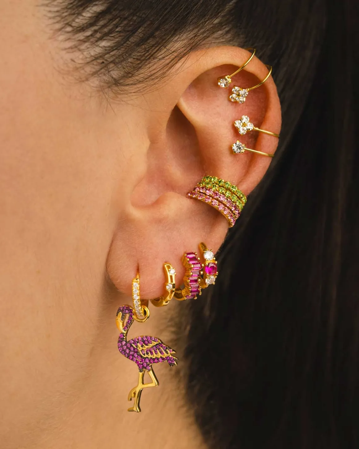 PENDIENTES SIENNA GOLD