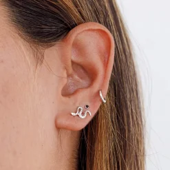 PENDIENTES SNAKE SILVER