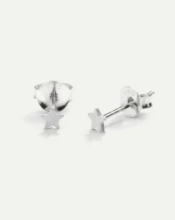 PENDIENTES STARS MINI SILVER