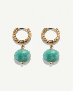 PENDIENTES STONE AMAZONITA