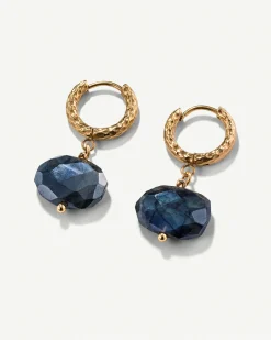 PENDIENTES STONE LABRADORITA