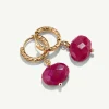 PENDIENTES STONE RUBI