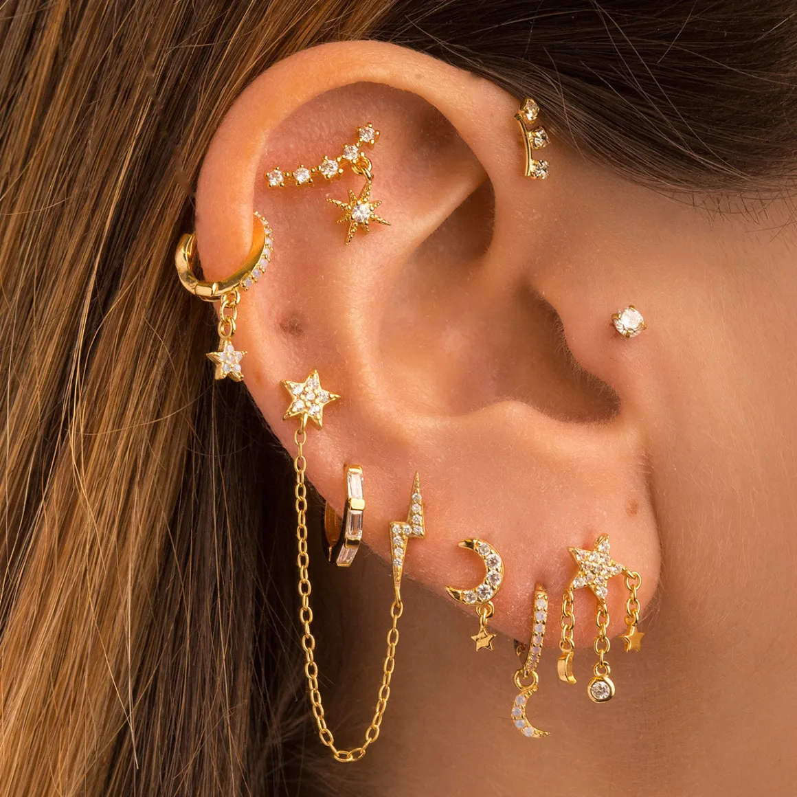 PENDIENTES TEA GOLD
