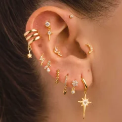 PENDIENTES TIN GOLD